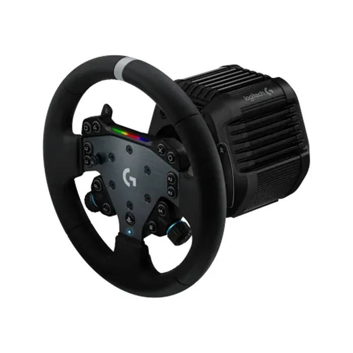 941-000267_0002_layer_0_copy Logitech G RS50 System, Wheel with 13 Buttons & with 8 Nm of Torque, For PS5/PS4 & PC – Black ( Pedal & Shifter Sold Separately ) - الصورة 1