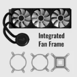 Aerocol Abyss L360R 360mm Digi ARGB Liquid Cooler - White - الصورة 2