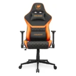 Cougar Armor One V2 F Woven Fabric,4D Folding Armrest,Head And Lumbar Pillow,Full Steel Frame,Gas Lift Height Adjustment -Black/Orange - الصورة 9