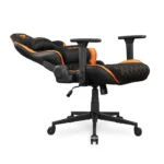 Cougar Armor One V2 F Woven Fabric,4D Folding Armrest,Head And Lumbar Pillow,Full Steel Frame,Gas Lift Height Adjustment -Black/Orange - الصورة 2