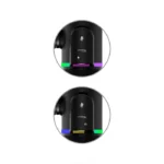 HyperX FlipCast RGB Hi-Res Streaming Broadcast Quality Audio XLR/USB-C Dynamic Microphone, Compatible with 5/8” Mounting threads, A 3/8” thread Adapter included (XLR Components and Cable Sold Separately) - الصورة 4