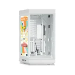 HYTE Y70 Touch Infinite Dual Chamber ATX Mid Tower Modern Aesthetic Case with Integrated 2.5K LCD Touchscreen - Snow White - الصورة 4