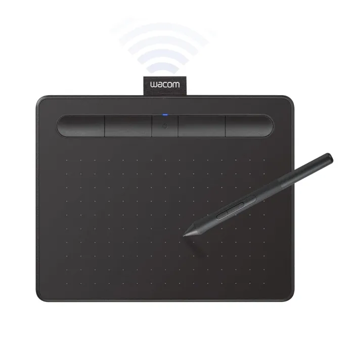 ctl-4100wl_k0-ba_0007_layer_0 Wacom Intuos Bluetooth Creative Pen Tablet Small - Black - الصورة 1