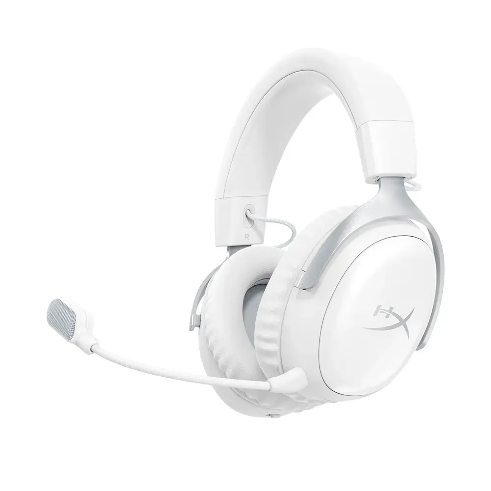 furu HYPERX CLOUD III S - WIRELESS GAMING HEADSET (WHITE) AX6G1AA - الصورة 1
