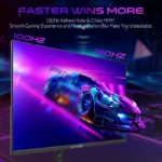 ⁦Gameon Pro Series 24" IPS Panel QHD 180Hz 0.5ms HDMI 2.1, With AMD FreeSync & Nvidia G-Sync Compatible Gaming Monitor⁩ - الصورة ⁦5⁩