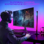 ⁦Gameon Pro Series 24" IPS Panel QHD 180Hz 0.5ms HDMI 2.1, With AMD FreeSync & Nvidia G-Sync Compatible Gaming Monitor⁩ - الصورة ⁦4⁩
