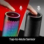 HyperX Quad Cast 2 S Future Ready Audio 100+ Customizable aRGB LEDs, Tap-To-Mute, Multifunction Controls For PC & Mac - Black - الصورة 7