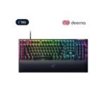 Razer BlackWidow V4 Mechanical Gaming Keyboard: Green Switches Tactile & Clicky, Chroma RGB, 6 Macro Keys, Magnetic Wrist Rest, Doubleshot ABS Keycaps, Roller & Media Keys - Black - الصورة 2