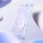 GravaStar Mercury K1 75% Wireless Mechanical Gaming Keyboard Special Edition - Lavender Purple - الصورة 3
