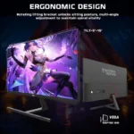 Twisted Minds 24'' Fast IPS Panel 180Hz 0.5ms FHD HDMI 2.0 HDR Gaming Monitor - الصورة 3