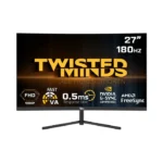 Twisted Minds 27'‘ FHD VA, 180Hz, 0.5ms, HDMI2.0, HDR Curved Gaming Monitor - Black - الصورة 9