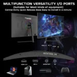 Twisted Minds 27'‘ FHD VA, 180Hz, 0.5ms, HDMI2.0, HDR Curved Gaming Monitor - Black - الصورة 3
