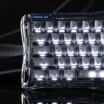 ⁦GravaStar Mercury V60 60% Hall Effect Magnetic Switch Gaming Keyboard - Onyx Crystal⁩ - الصورة ⁦4⁩