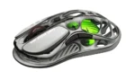 GravaStar Mercury M1 Pro Wireless Gaming Mouse - Battle Worn Silver Mist Version with 4K Dongle - الصورة 7