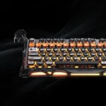 ⁦GravaStar Mercury K1 Pro 75% Wireless Mechanical Gaming Keyboard For Windows XP & Above/Mac - CyberFlare⁩ - الصورة ⁦2⁩