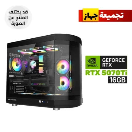 Gaming PC - Intel Core Ultra 7 270K PLUS Processor, Gigabyte Intel Z890 UD D5 Motherboard, 32GB D5 RAM (6000), 1TB SSD NVMe, RTX 5070 TI 16GB, 850 WATT GOLD PSU, L360 Liquid Cooler, Tortox Vidrio Curved Glass Case with 6x Fans, Windows 11 Pro (License)