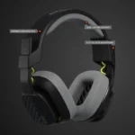 Astro A10 Play Station Salvage Wired Gaming Headset For PC,Xbox,PS5,Switch & Mobile Devices-Black - الصورة 6