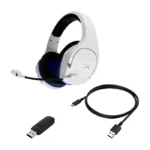 HyperX Cloud Stinger Core Wireless Gaming Headset with Noise-Cancelling Mic For PC,PS5 & PS4 -White - الصورة 2
