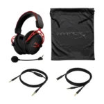 HyperX Cloud Alpha Pro Wired Gaming Headset Dual Chamber Advantage, Memory Form, Noise-Cancelling Mic, For PC, PS5, Xbox Series X|S & Switch - الصورة 2