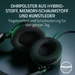Razer Kraken V4 X Wired Gaming Headset ,HyperClear Cardioid Mic, 7.1 Surround Sound For PC,Mac,PlayStation, Switch, Steam Deck & Smartphone - الصورة 3