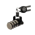 ⁦Rode Pod Mic Dynamic Podcasting Microphone Internal Pop Filter, Broadcast Quality, Rugged Bulid - Black⁩ - الصورة ⁦7⁩