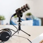 ⁦Rode Pod Mic Dynamic Podcasting Microphone Internal Pop Filter, Broadcast Quality, Rugged Bulid - Black⁩ - الصورة ⁦9⁩
