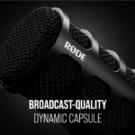 Rode PodMic USB Versatile Dynamic BroadCast Microphone XLR & USB Connectivity, Studio-Grade Processing, Headphone Volume Control - Black - الصورة 4