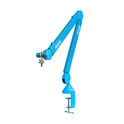 Rode PSA1+ Professional Studio Arm, Easy Positioning, Parallel Movement,Low-Noise Operation, Clamp Or Desk Insert - Blue
