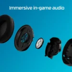 ⁦HyperX Cloud Stinger 2 Core Gaming Headset for PC & PlayStation - Black⁩ - الصورة ⁦2⁩