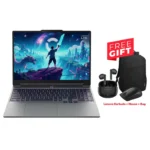⁦Lenovo Loq 15IPH11 Gaming Laptop, Intel Core Ultra 7 356H Processor, 16GB RAM, 512GB SSD NVMe, NVIDIA GeForce RTX 5060 8GB, 15.3" WUXGA IPS 165Hz Display, RGB Backlit Keyboard, Windows 11 Pro (License), Luna Grey (Free Gift Lenovo Earbuds+Mouse+Bag)⁩ - الصورة ⁦9⁩