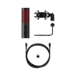 HyperX Quad Cast 2 Studio Quality Audio, Tap-To-Mute, Multifunction Controls Removable Shock Mount For PC,PS5, PS4 & Mac - الصورة 4