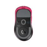⁦Logitech Pro X SuperLight 2 DEX Wireless/Wired Robust Lightspeed Gaming Mouse, 44,000 DPI Hero 2 Sensor, Upto 95 Hrs Battery Life - Magenta⁩ - الصورة ⁦2⁩