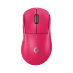 Logitech Pro X SuperLight 2 DEX Wireless/Wired Robust Lightspeed Gaming Mouse, 44,000 DPI Hero 2 Sensor, Upto 95 Hrs Battery Life - Magenta
