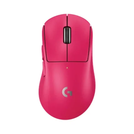 Logitech Pro X SuperLight 2 DEX Wireless/Wired Robust Lightspeed Gaming Mouse, 44,000 DPI Hero 2 Sensor, Upto 95 Hrs Battery Life - Magenta