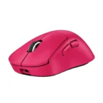 ⁦Logitech Pro X SuperLight 2 DEX Wireless/Wired Robust Lightspeed Gaming Mouse, 44,000 DPI Hero 2 Sensor, Upto 95 Hrs Battery Life - Magenta⁩ - الصورة ⁦4⁩
