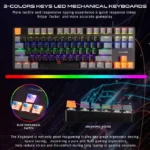 Gameon Viper X All-In-One Bundle Wired Keyboard Headset Mouse & Mousepad (Mechanical Blue Switch) - الصورة 4