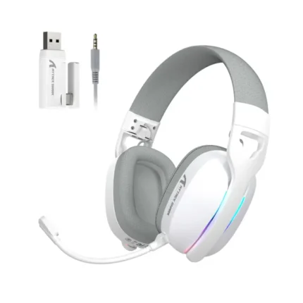 Attack Shark L90 Wired+2.4G & BT Tri-Mode Switching - White
