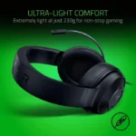 Razer Kraken X Lite Essential Wired Gaming Headset 7.1 Surround Sound Bendable Cardioid Microphone For PC, Xbox, PS4, Nintendo Switch - الصورة 3